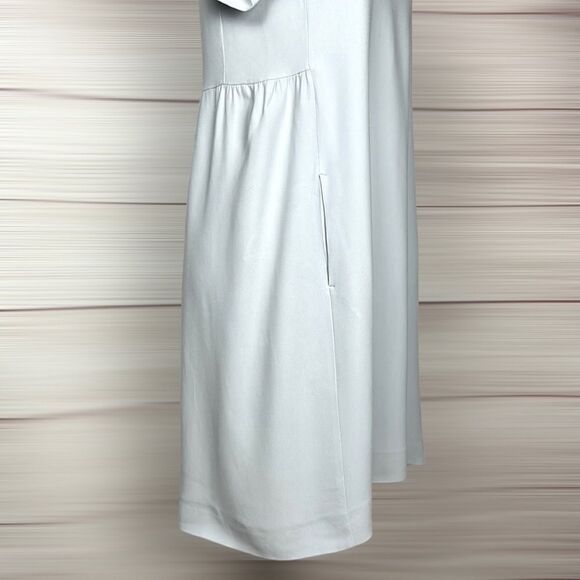 S MaxMara Lush Shift Dress with Pockets Light Lavender Gray Short Sleeve US 6 - Picture 5 of 12